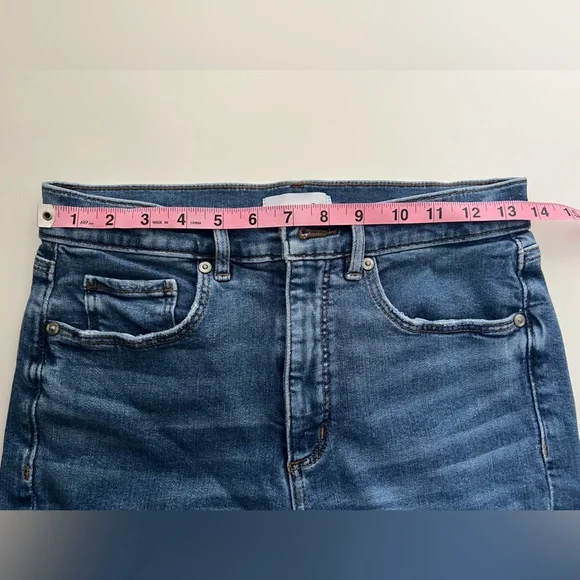 Women's Loft ‘THE SKINNY’ Blue Denim Jeans size 26 size 2 - Picture 4 of 8